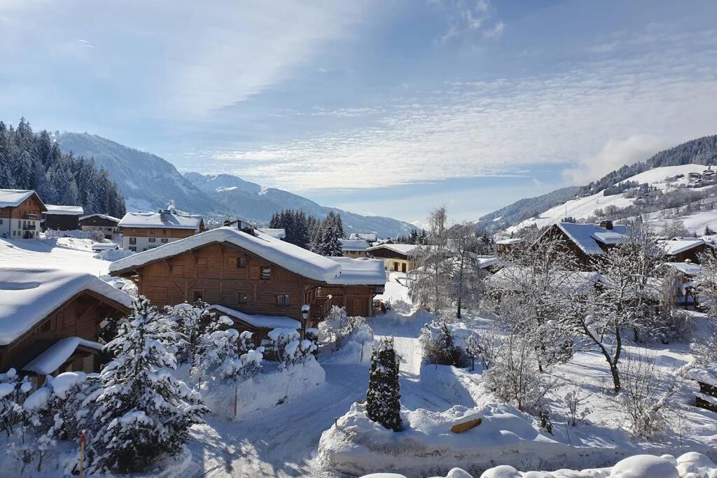 *** Le Refuge *** Logement Standing Megeve Demi-Quartier Exterior photo